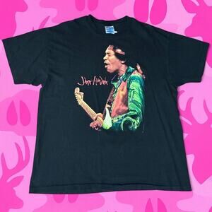 Vintage 90s Jimi Hendrix Foundation T-Shirt Hanes Tag XL